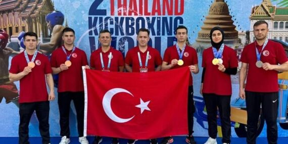 Milli kick boksçular Tayland’da 7 madalya kazandı