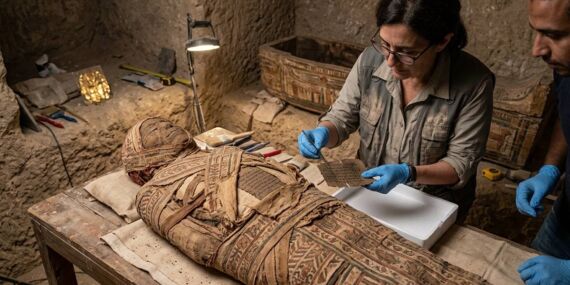 Bin yıllık sessizliği bozan mısra: Mumyanın kalbinden çıkan İlyada destanı