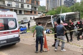 Ankara'da kamyonun ezdiği 2 işçi hayatını kaybetti