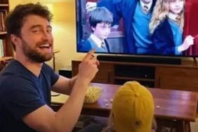 Daniel Radcliffe oğluyla Harry Potter izledi