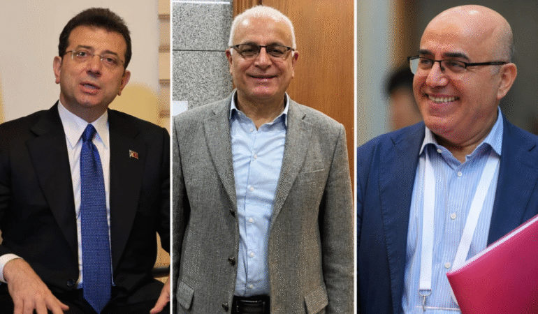 Ekrem İmamoğlu, Merdan Yanardağ ve Necati Özkan hakim karşısında 'Casusluk' davasında ilk duruşma