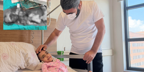 Minik Fatma’nın boynundan dev kitle çıkarıldı: Tıp literatürüne girdi