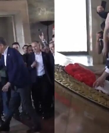 Özgür Özel’in Anıtkabir ziyaretinde dikkat çeken kriz Çelenk mozoleye alınmadı!