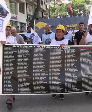 Soma faciasının 12. yıl anması Madenciler adalet ve hak mücadelesini hatırlattı