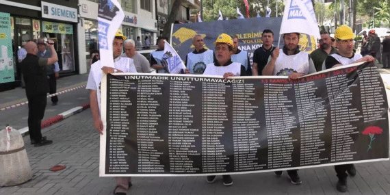Soma faciasının 12. yıl anması: Madenciler adalet ve hak mücadelesini hatırlattı