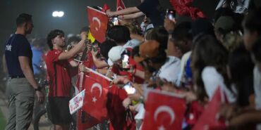 A Milli Takım'ın Arizona'daki ilk antrenmanına yoğun ilgi
