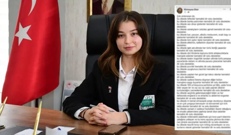 AKP’li meclis üyesinin Atatürk paylaşımı tepki çekti İstifa etti
