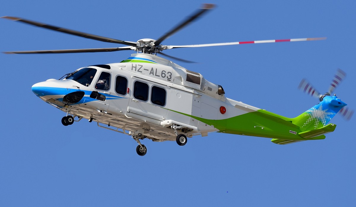 Suudi Arabistan’da helikopter düştü 14 kişi hayatını kaybetti