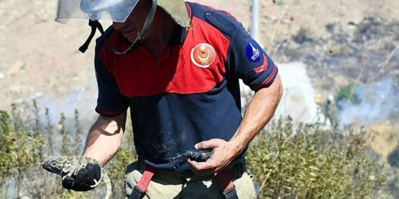 Bornova’da yangın büyümeden kontrol altına alındı: İtfaiyeden bukalemun seferberliği