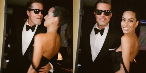 Brad Pitt ve Ines de Ramon’dan düğün öncesi romantik poz