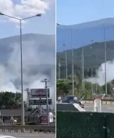Bursa Kestel'de ormanlık alanda yangın Söndürme çalışmaları sürüyor