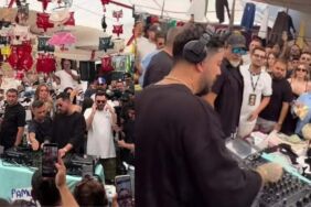 DJ Mahmut Orhan’dan Alaçatı semt pazarında sürpriz performans