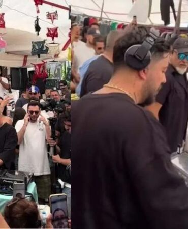 DJ Mahmut Orhan’dan Alaçatı semt pazarında sürpriz performans