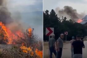 Isparta'da korkutan yangın Alevler ormanlık alana sıçradı