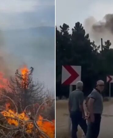 Isparta'da korkutan yangın Alevler ormanlık alana sıçradı