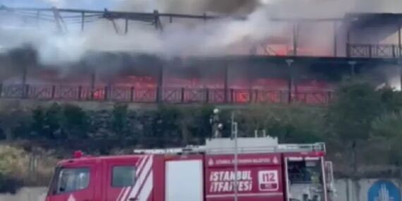 İstanbul’da 2 katlı restoranda korkutan yangın
