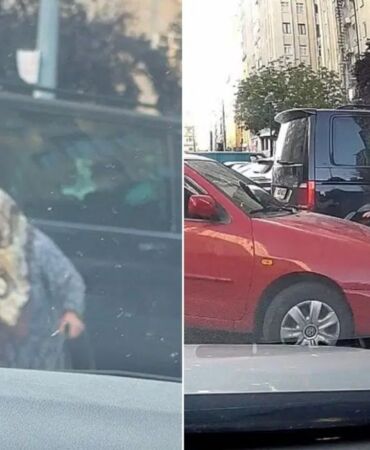 Park yeri tartışması büyüdü Yaşlı kadın direndi, sürücü uzaklaştı