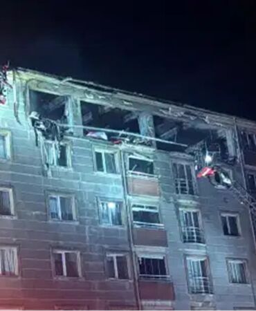 Tekirdağ'da apartman dairesinde önce patlama