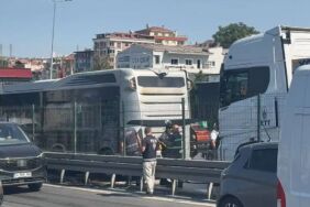 metrobüs yangın