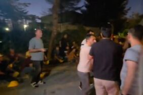 Bakanlık önünde direnen madencilere polis müdahalesi