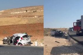 İki araç kafa kafaya çarpıştı Can kayıpları ve yaralılar var