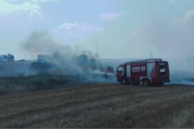 Silivri tarla yangını