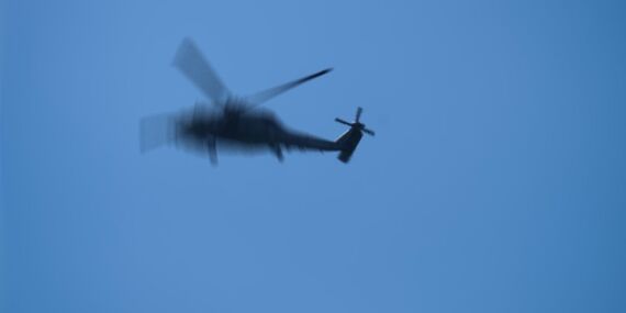 Giresun’da helikopter düştü