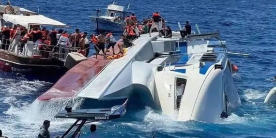 Girne’de aramalar 3’üncü gününde: Gemi faciasında kaybolan 20 kişi aranıyor