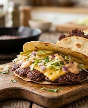 Sosyal medyada gündem olan lezzet Evde Smash Burger Taco nasıl yapılır