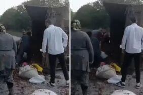 Traktör römorku devrildi Çok sayıda yaralı var!