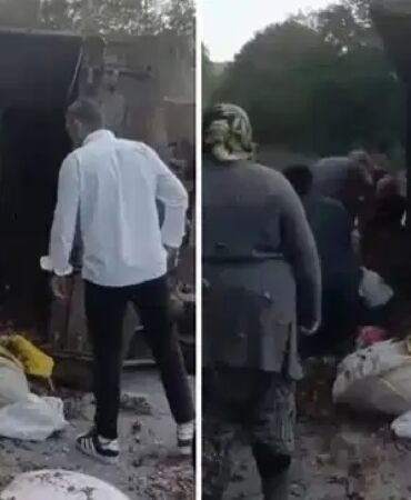 Traktör römorku devrildi Çok sayıda yaralı var!