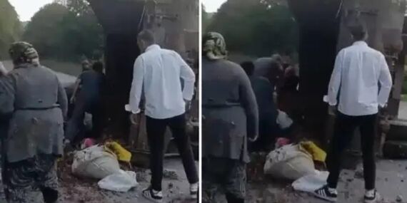 Traktör römorku devrildi: Çok sayıda yaralı var!