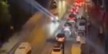 bayrampaşada yol çöktü