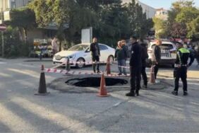 beşiktaş yol çökmesi