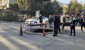 beşiktaş yol çökmesi