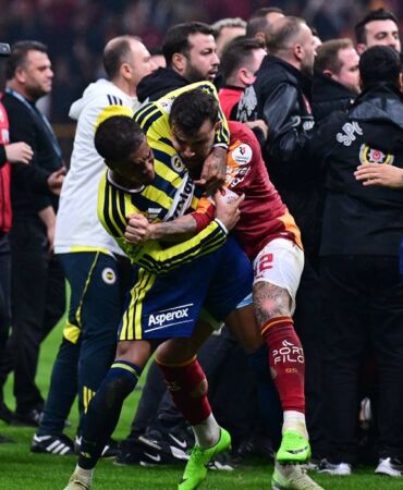 galatasaray fenerbahçe kavga